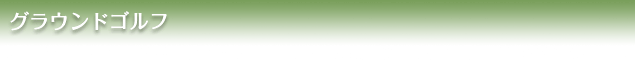 グラウンドゴルフ