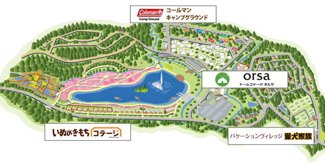 ワンちゃん施設マップ