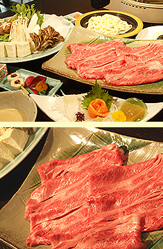 福島県産牛しゃぶしゃぶコース